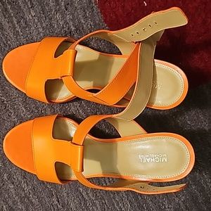 Michael Michael Kors Women's Becker T-Strap High-Heel Sandals